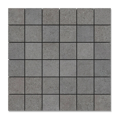 Octavia Grey  2x2 Porcelain Mosaic 12x12