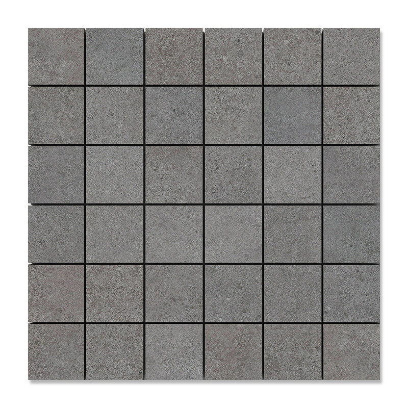 Octavia Grey  2x2 Porcelain Mosaic 12x12