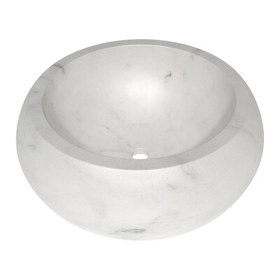 Avalon Honed Cambered Marble Sink 16 9/16x5 7/8