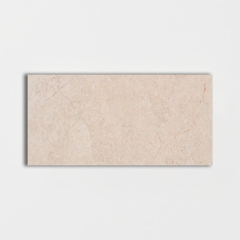 Crema Perla Honed  Marble Tile 8x16