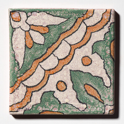 Raphael Glossy  Terracotta Tile 6x6