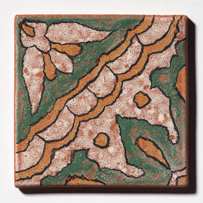 Donatello Glossy  Terracotta Tile 6x6