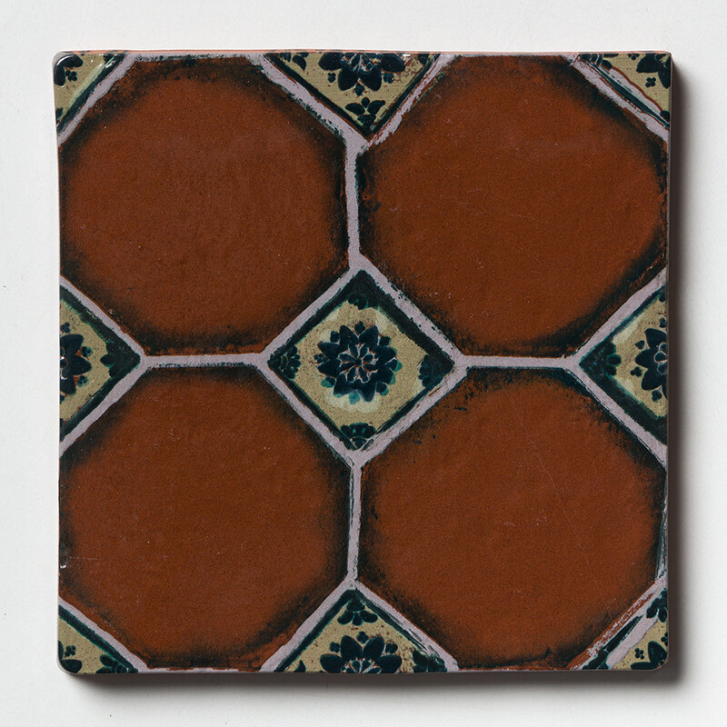 Dutchess Glossy  Glazed Terracotta Tile 6x6