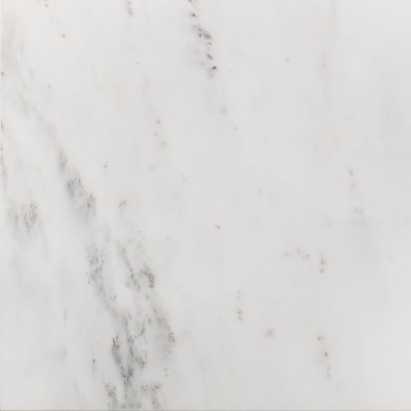 Imperial White Polished  Marble Tile 24x24