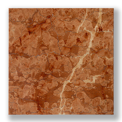 Red Verona Polished  Marble Tile 12x12