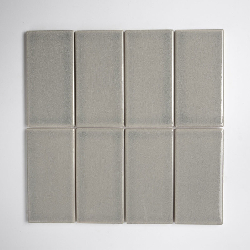 Eunice Crackled Field Ceramic Tile 3x6