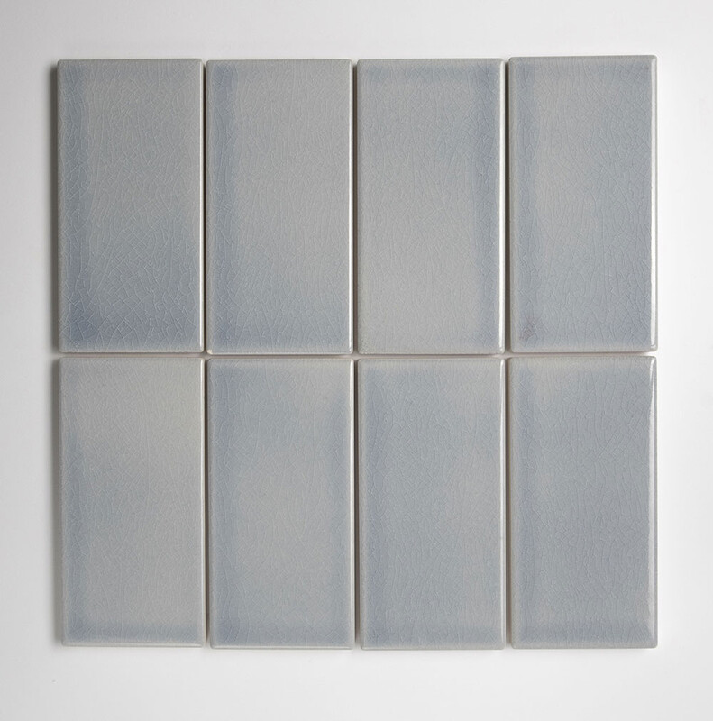Vinca Crackled Field Ceramic Tile 3x6