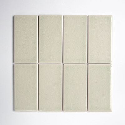 Seafoam Crackled Field Ceramic Tile 3x6