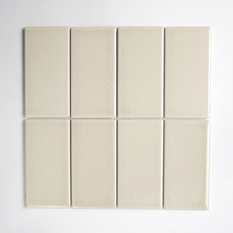Sable Crackled Field Ceramic Tile 3x6
