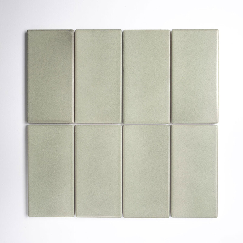 Mint Lavato Field Ceramic Tile 3x6
