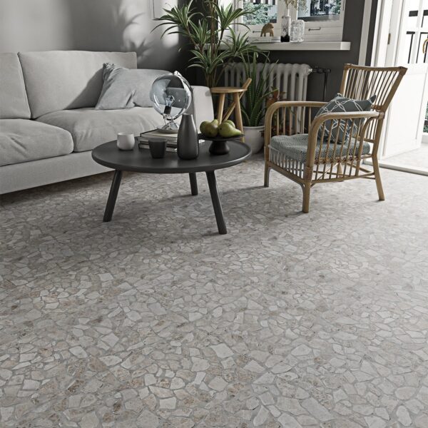 grey marble floor tile