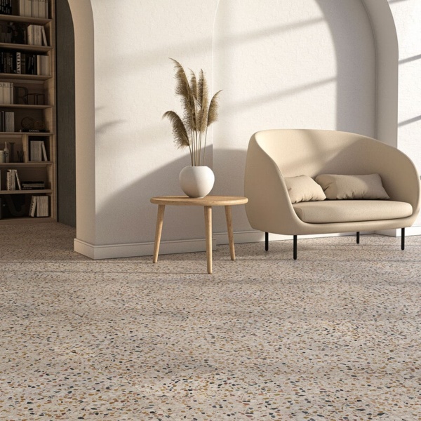 terrazzo floor tiles